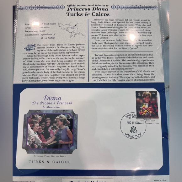 Official international tributes to Princess Diana - Picture 8 of 12